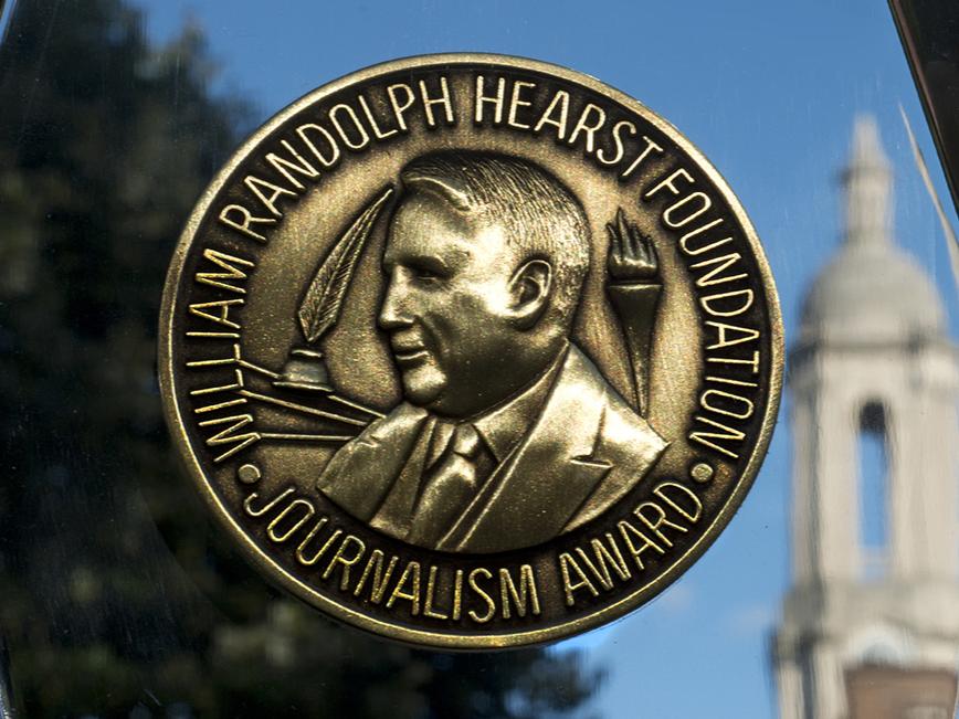 Hearst Awards medallion photo